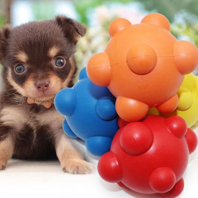 Solid Rubber Orbiting Toy Ball - Pet Products