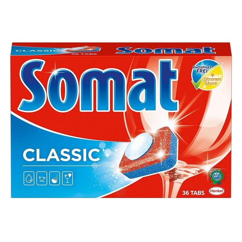 Somat Classic Dishwasher Tabs 38 Wash Load Size