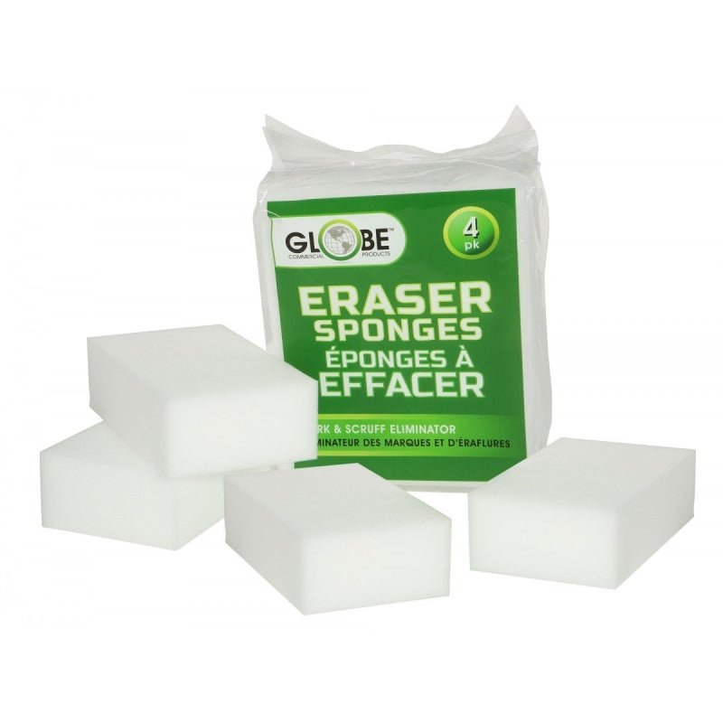 Sponge Eraser Marks And Scruff Eliminator White Pack of 4