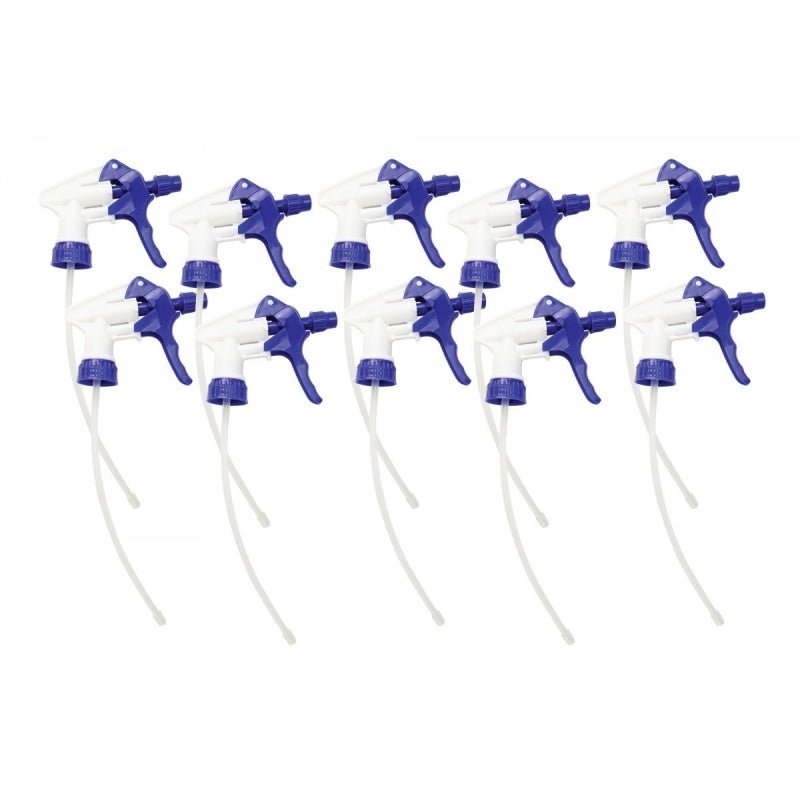 Sprayer Trigger 9" (22.8 cm) Blue White Pack of 10