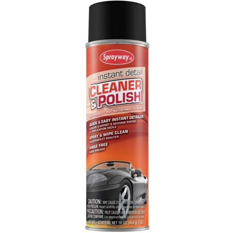 Sprayway® Instant Detail Cleaner & Polish Spray- 16oz - Vehicle Detailing