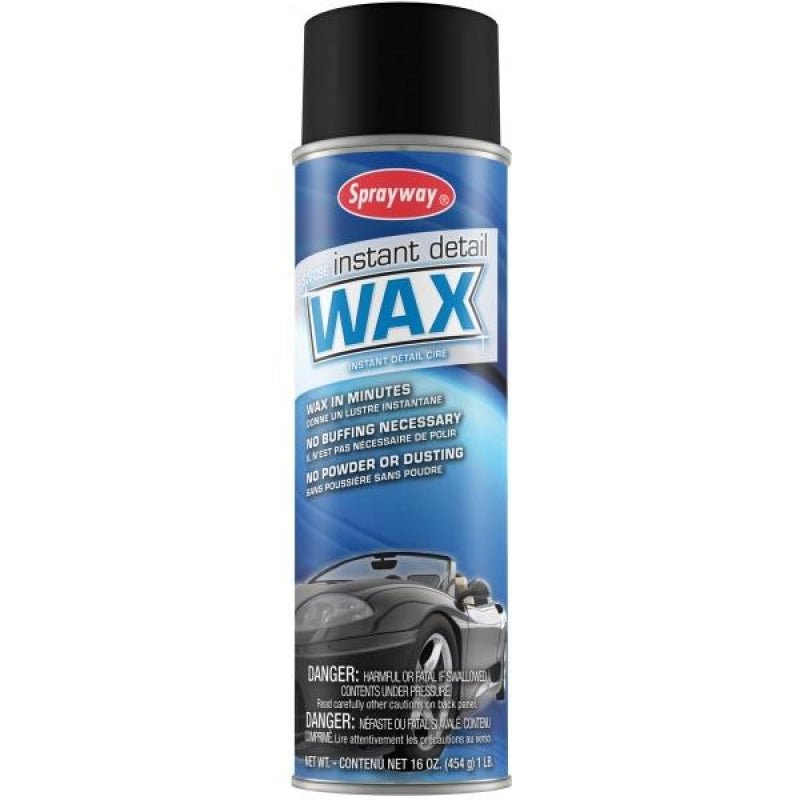 Sprayway® Instant Detail Wax Spray- 16oz - Vehicle Detailing
