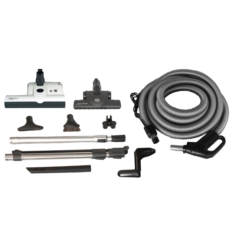 Superior Vacuums SEBO Et-2 Premium Central Vacuum Kit - 30FT / White - Central Vacuum Kit