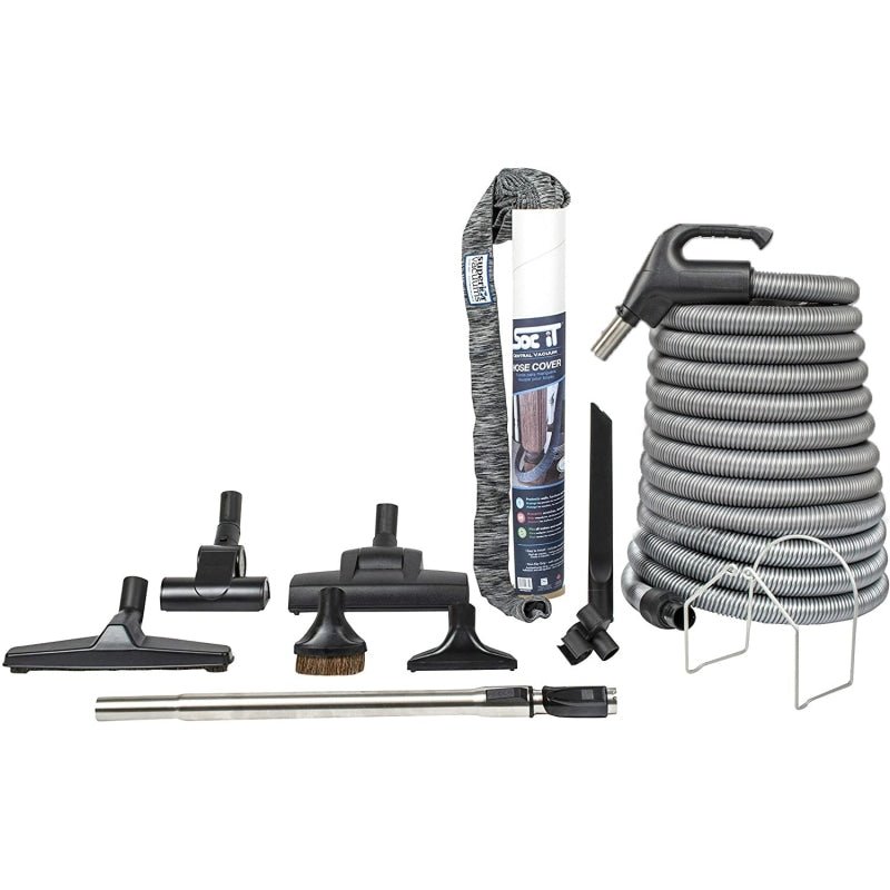 Superior VACUUMS Wessel Werk Superior Turbo Head Kit - 30 ft - Central Vacuum Kit