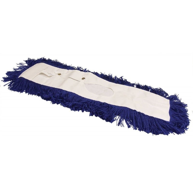 Synthetic Oval Dust Mop Blue 5" x 18"