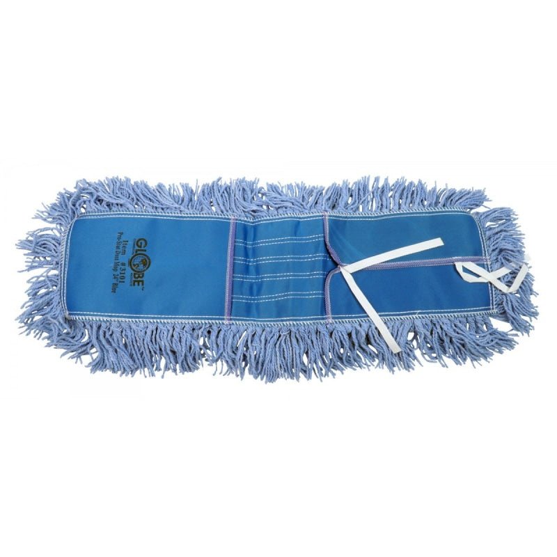 Synthetic Oval Dust Mop Blue 5" x 24"