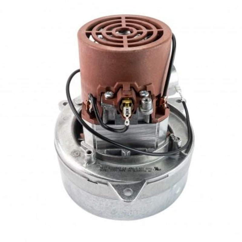 Tangential Vacuum Motor - 5.7" dia 2 Fans 120V 8A 800W