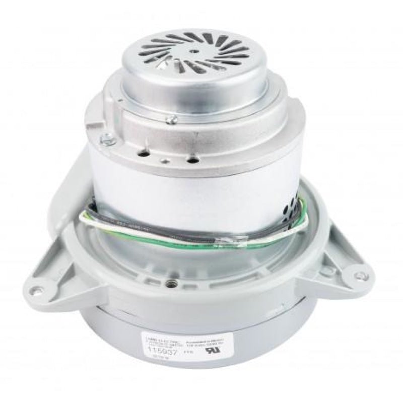 Tangential Vacuum Motor 7.2" Dia 2 Fans 120V 12.7A 1405W