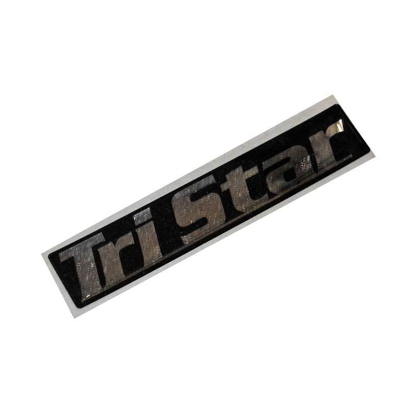 Tristar OEM Name Plate Stick-On - Silver And Black - Vacuum Parts