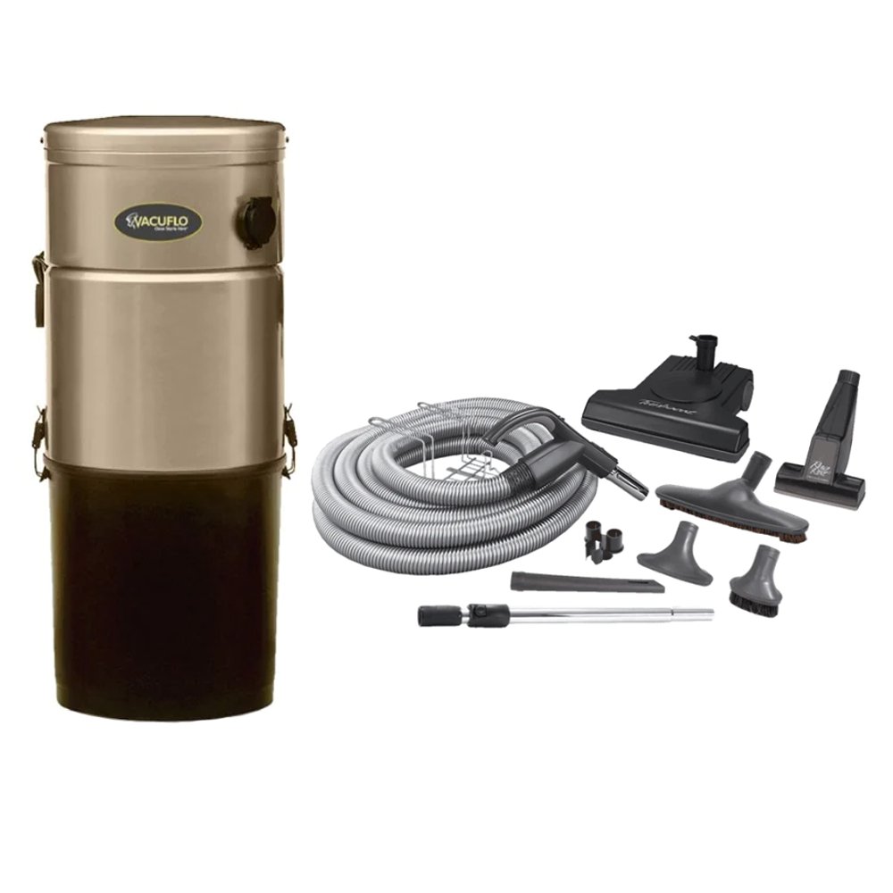 Vacuflo Central Vacuum Power Unit with TurboCat Kit - FC350 by VACUFLO for Deep Cleaning