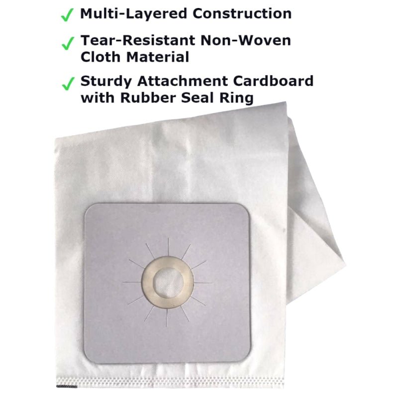 Vacuflo Central Vacuum HEPA Bags - 10 Pack - Vacuum Bags