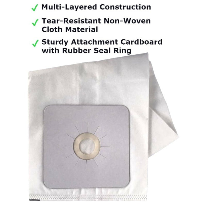 Vacuflo Central Vacuum HEPA Bags - 10 Pack - Vacuum Bags