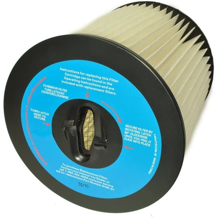VacuFlo / H-P 7 Central Vacuum Filter 8106-01. - Vacuum Filters