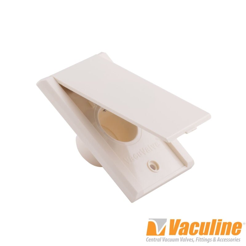 Vaculine Central Vacuum Valve Full Door - Almond - Central Vacuum Parts