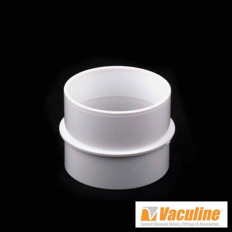 Vaculine Central Vacuum Fitting - 2 Way Spigot Adaptor - Central Vacuum Parts