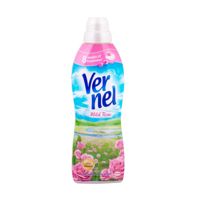 Vernel Wild Rose Fabric Softener - 1L - Cleaning Products