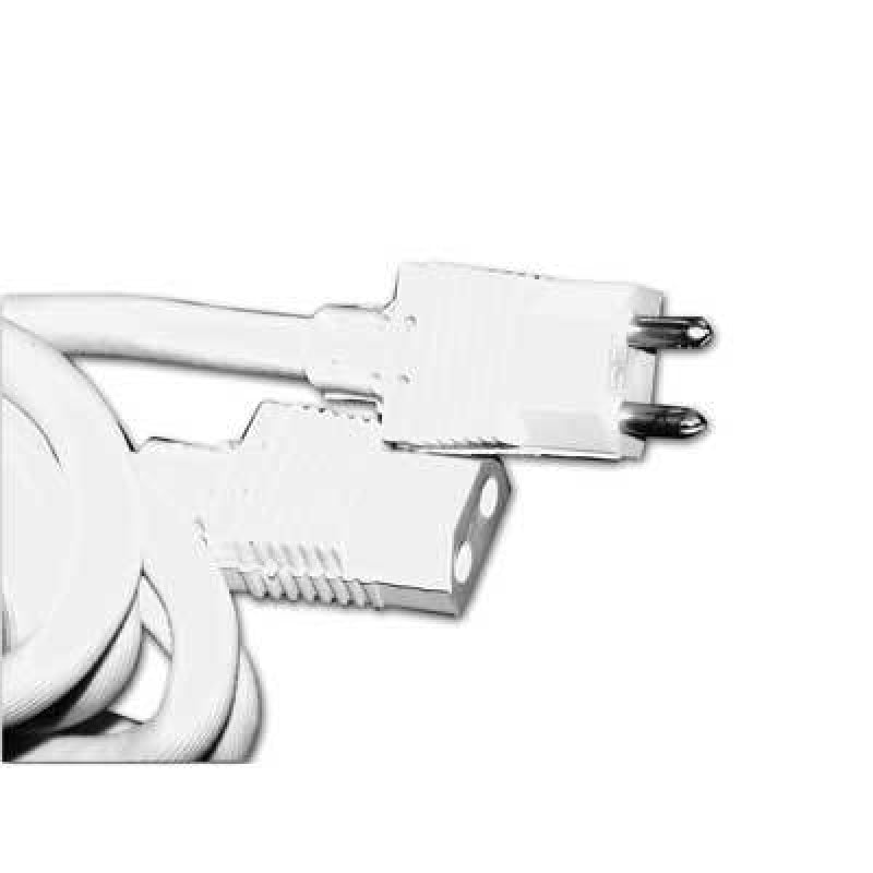 White 2 Pin Powerbrush To Hose Polarized Cord - 96 - Vacuum Cords