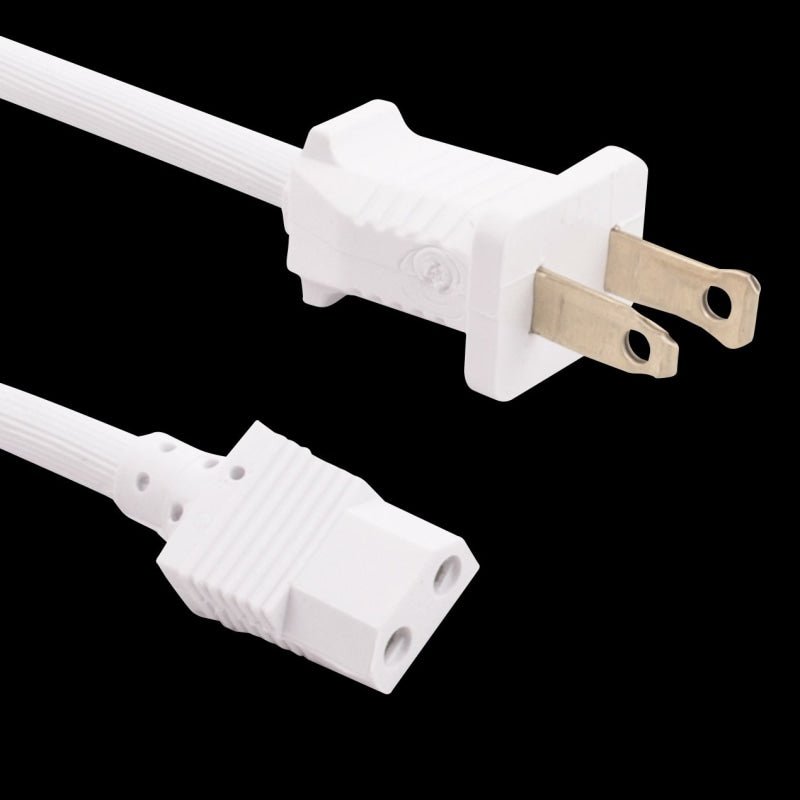 White Polarized 18/2 Builtin Hose Cord - 12 - Vacuum Cords