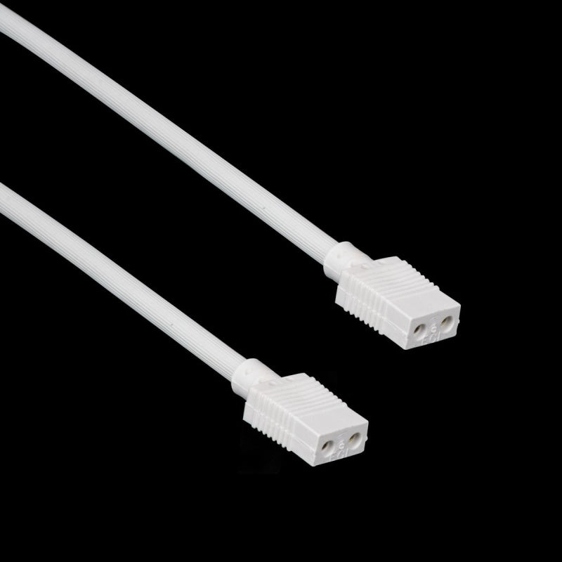 White Polarized 2 Pin Female to Female Pigtail Cords - 17 - Vacuum Cords