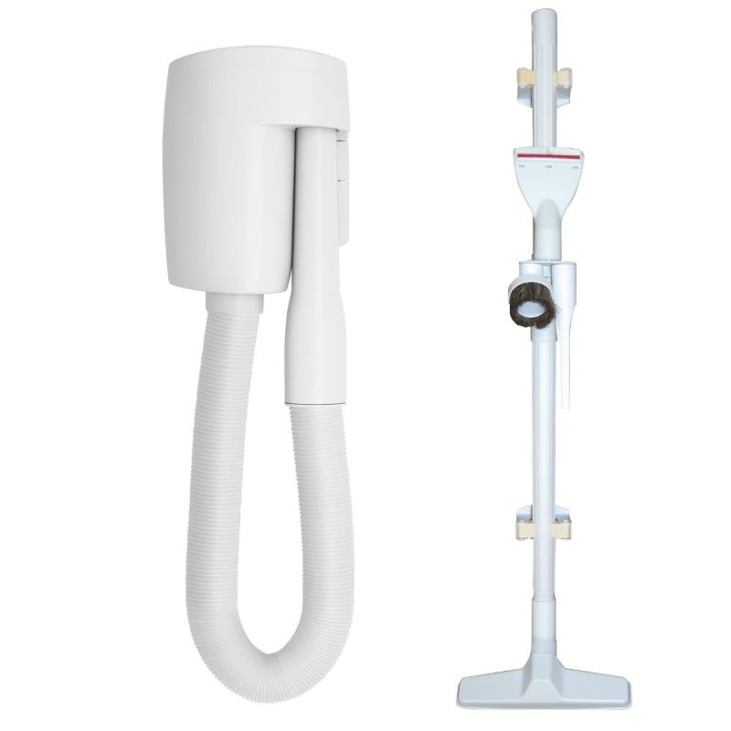 White Wally Flex Inlet And Hose Kit - 4 To 13 Foot Stretch Hose (With ...