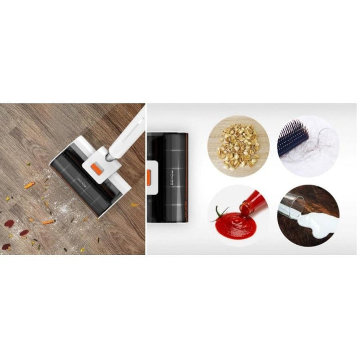 WYPE Cordless Cleaner Handles All Wet and Dry Materials - Stick Mop